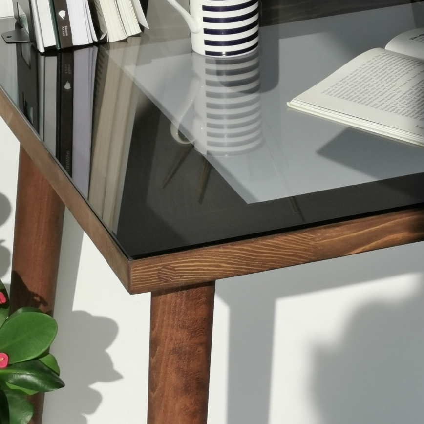 Mesa de trabalho COZY 73x110 cm pinho/preto
