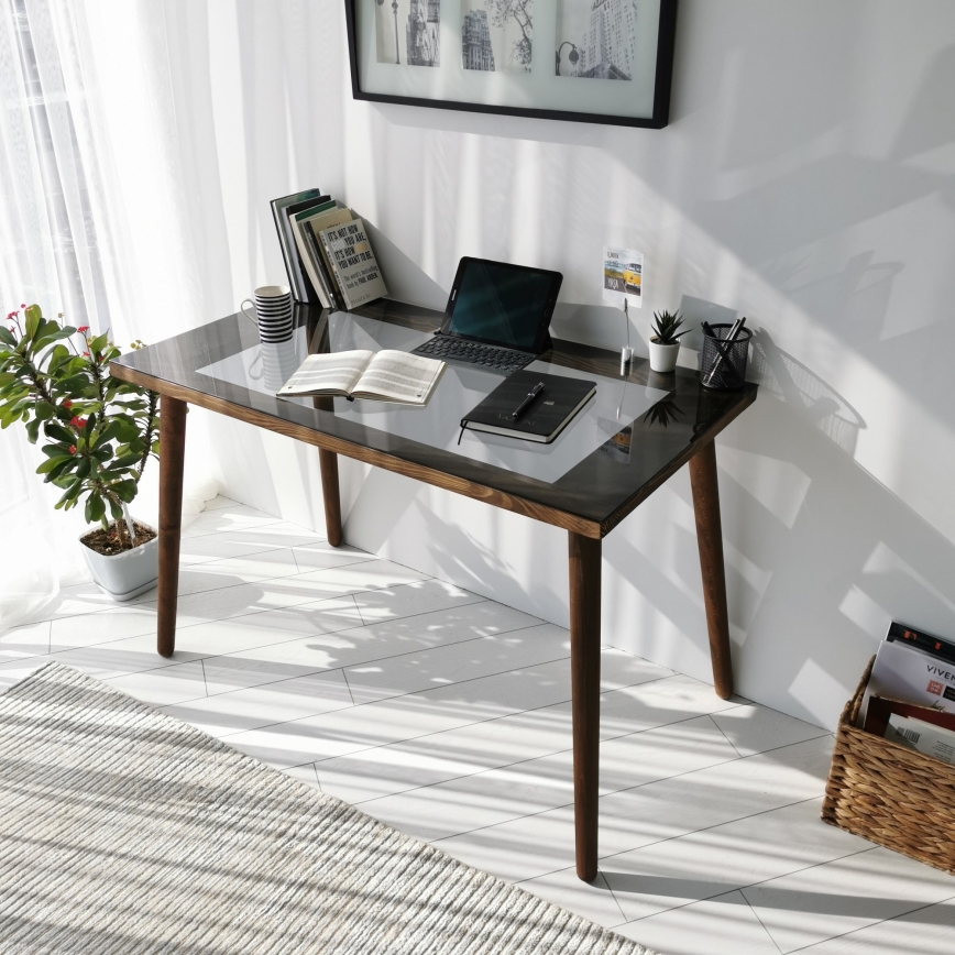 Mesa de trabalho COZY 73x110 cm pinho/preto