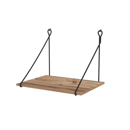 Mesa de trabalho de parede TUNA 50x70 cm castanho/preto