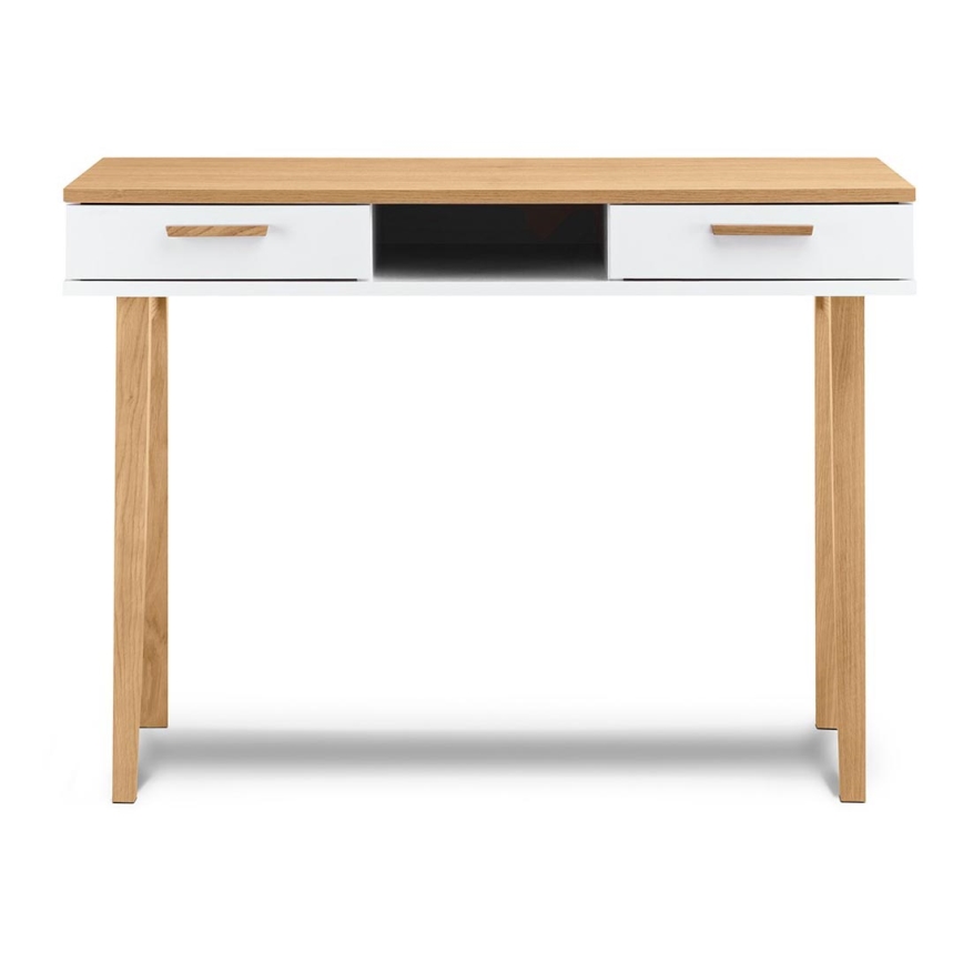 Mesa de trabalho FRISK 75x100 cm carvalho/branco