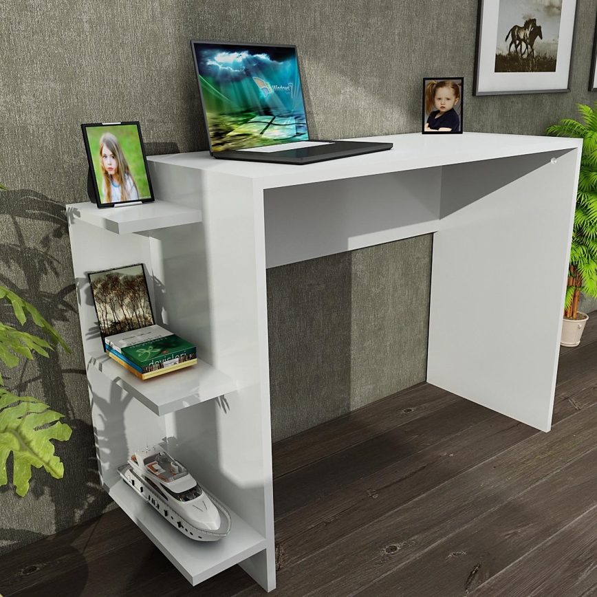 Mesa de trabalho MARLINDA 73,8x104,5 cm branco