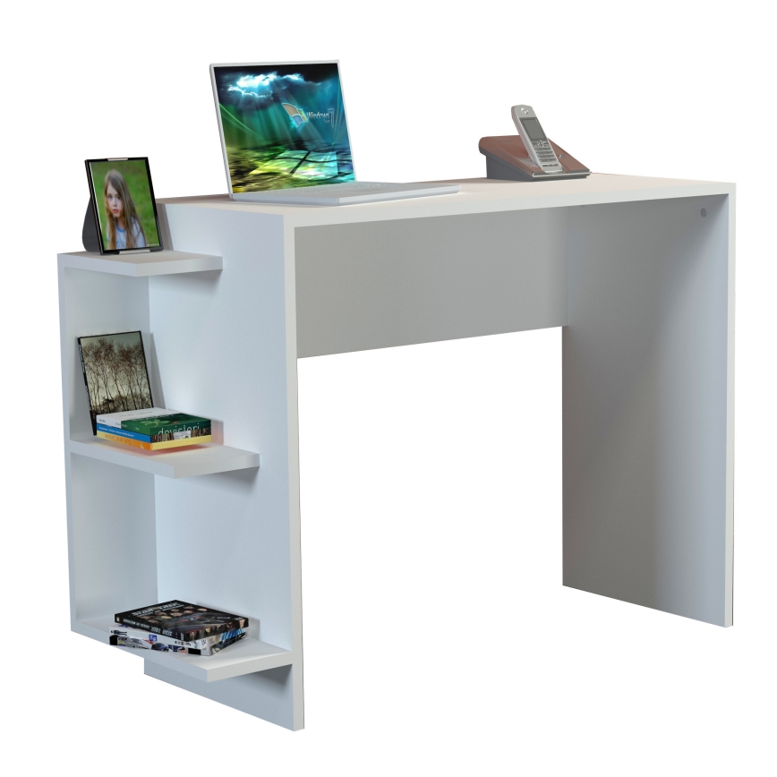 Mesa de trabalho MARLINDA 73,8x104,5 cm branco