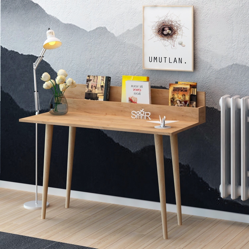 Mesa de trabalho RAMMI 94x100 cm castanho