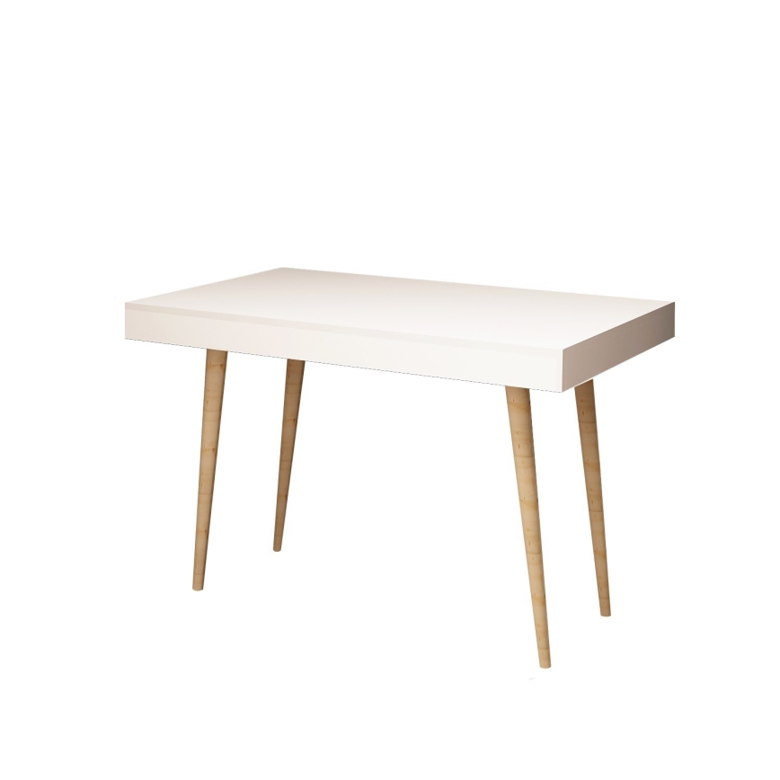 Mesa de trabalho VERONIKA 74x100 cm branco/ bege