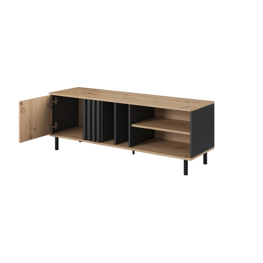 Mesa de TV BADIA carvalho/antracite