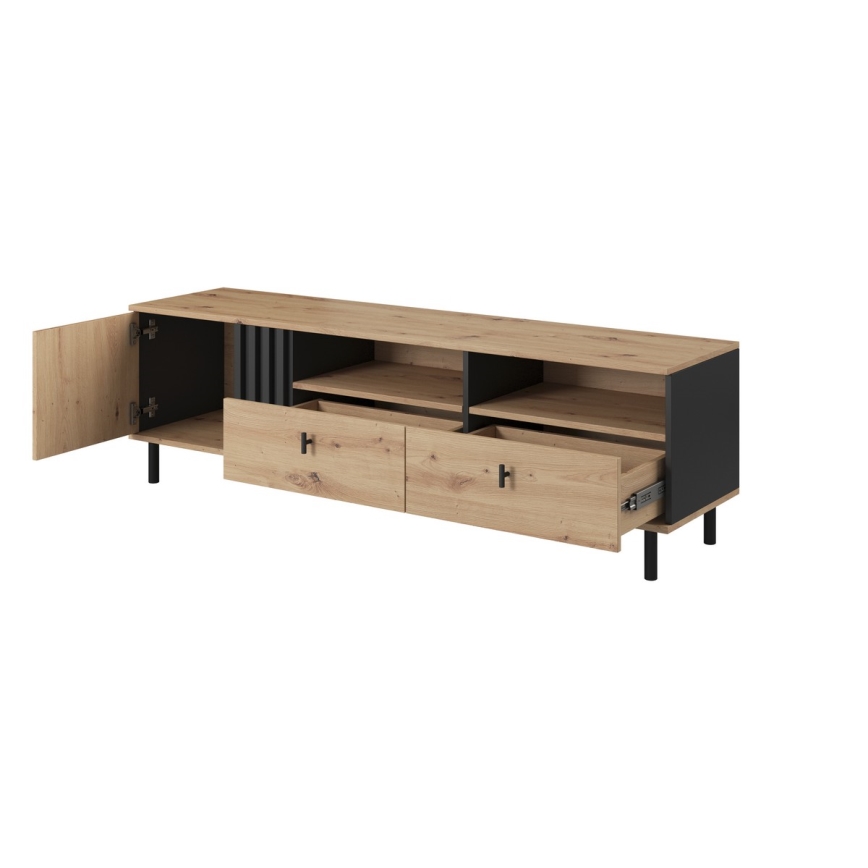 Mesa de TV BADIA carvalho/antracite