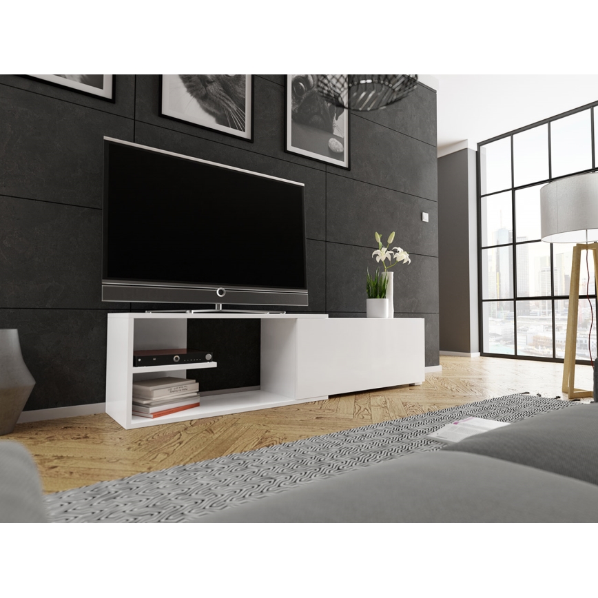 Mesa de TV CLIF 40x180 cm branco