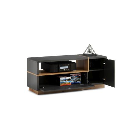 Mesa de TV FRED antracite/carvalho artisan