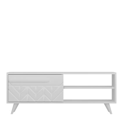 Mesa de TV VENEDIK 43,7x120 cm branco