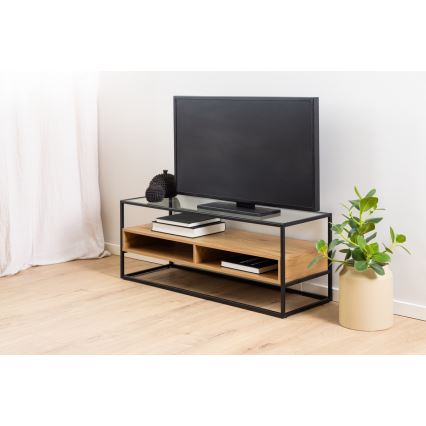 Mesa de TV ZEIN carvalho/preto