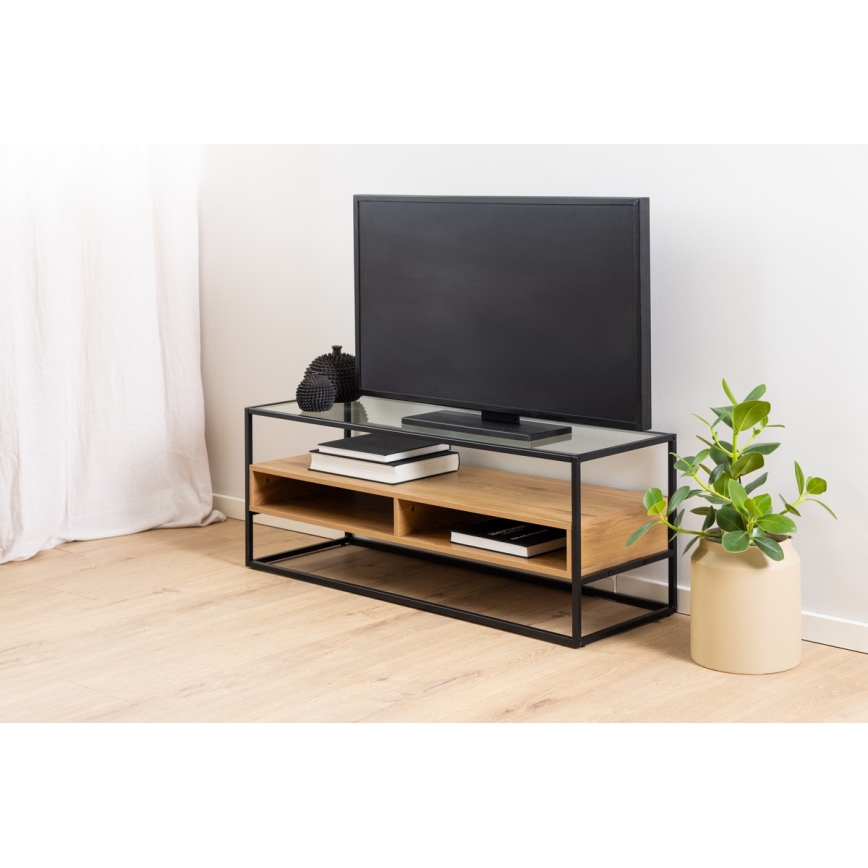Mesa de TV ZEIN carvalho/preto