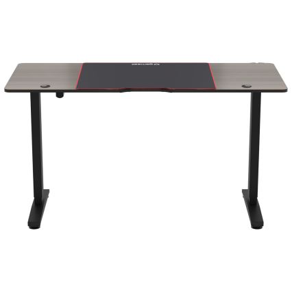 Mesa de jogo ajustável em altura CONTROL 140x60 cm castanho/preto