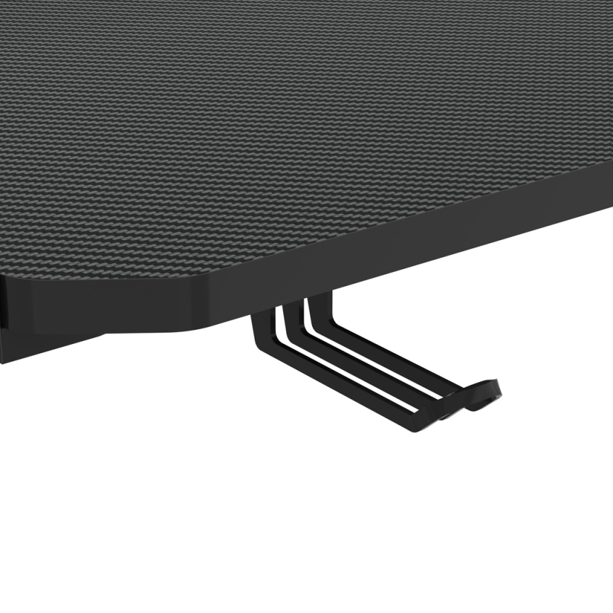 Mesa gaming SNAKE com LED RGB retroiluminação 100x60 cm preto
