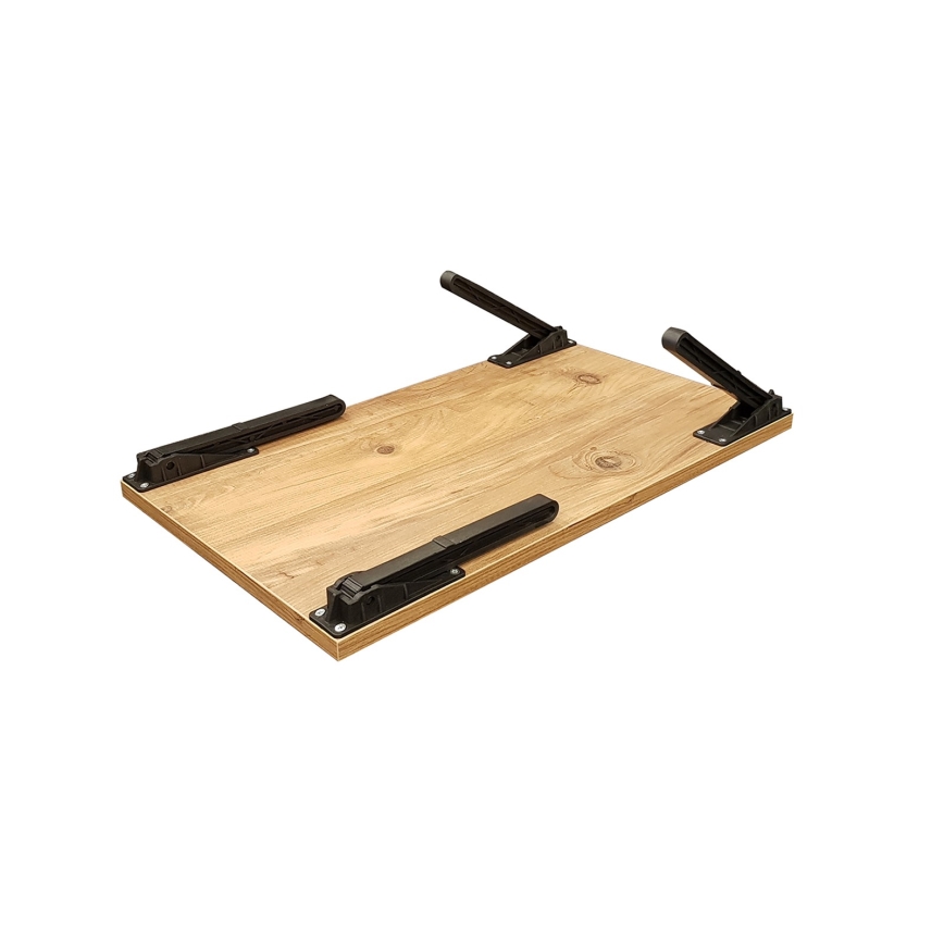 Mesa para cama GUSTO 24,5x60 cm bege/preta