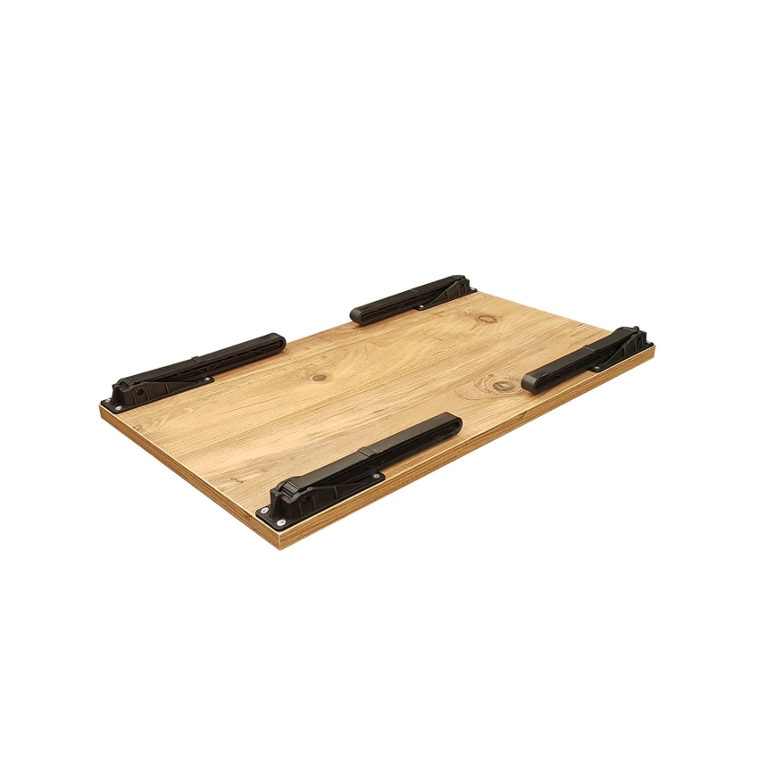 Mesa para cama GUSTO 24,5x60 cm bege/preta