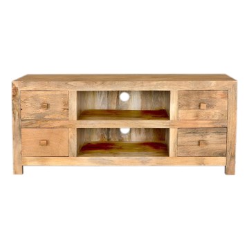 Mesa para TV HINA 60x140 cm madeira maciça/mangueira