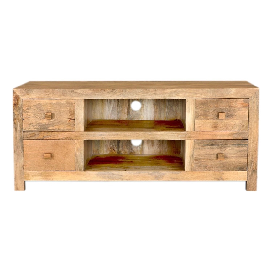 Mesa para TV HINA 60x140 cm madeira maciça/mangueira