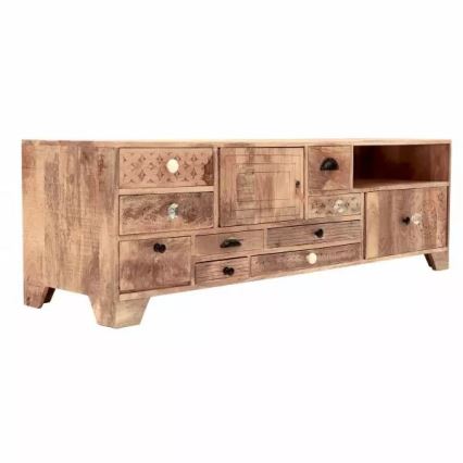 Mesa para TV MANU 160x50 cm madeira maciça/mangueira