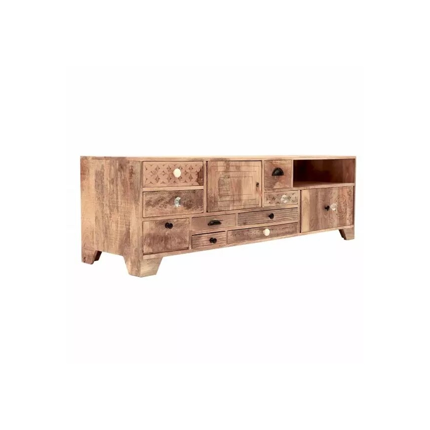 Mesa para TV MANU 160x50 cm madeira maciça/mangueira