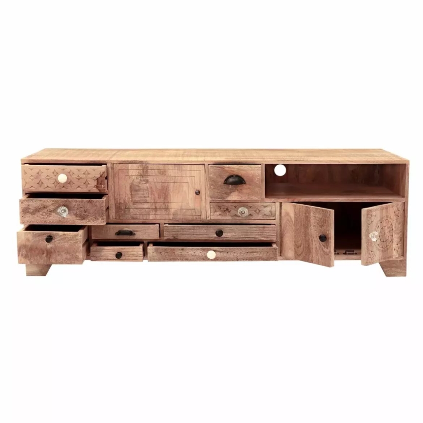 Mesa para TV MANU 160x50 cm madeira maciça/mangueira