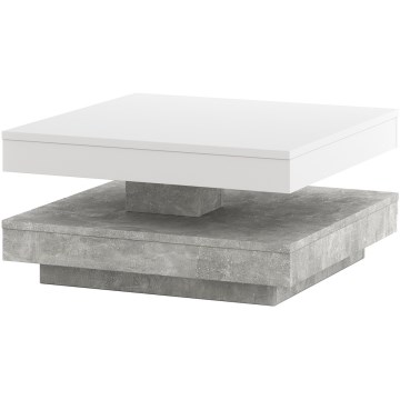 Mesa TIMO branca/cinzenta betão