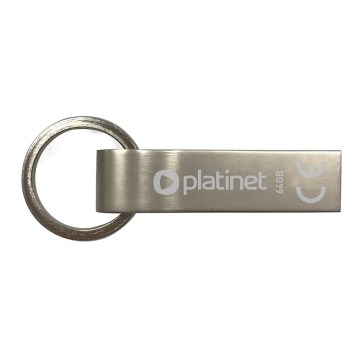 Metal à prova de água Flash Disk USB 64GB cromado mate