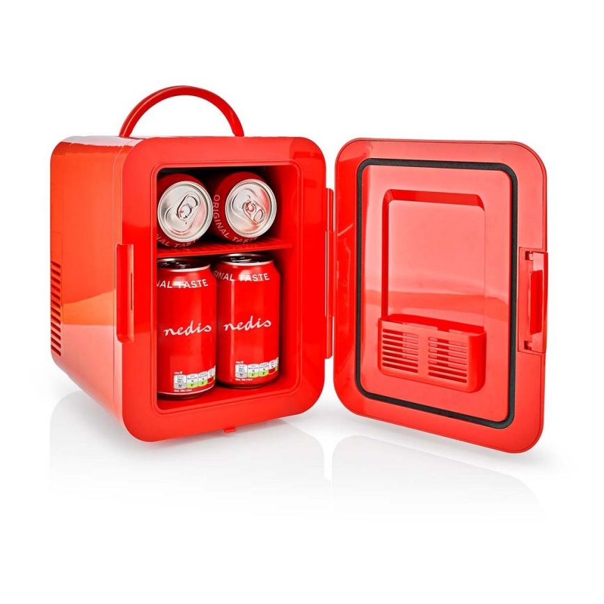 Minirefrigerador portátil 50W/230V vermelho