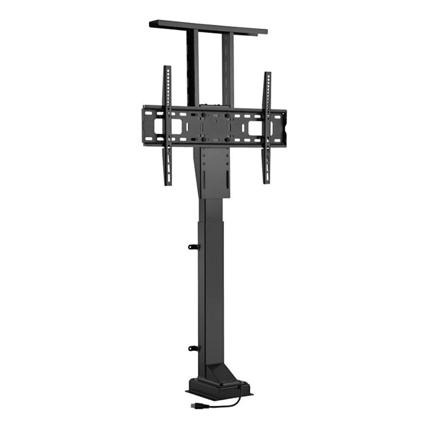 MK FLORIA MKF-19DM648 - Suporte de chão para TV 37-65 preto SCHUKO + comando