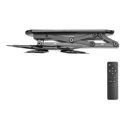 MK FLORIA MKF-20DM444 - Suporte de teto inteligente para TV 55" preto Wi-Fi TUYA + comando