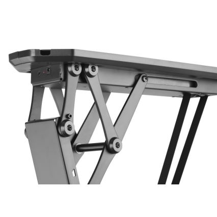 MK FLORIA MKF-20DM444 - Suporte de teto inteligente para TV 55" preto Wi-Fi TUYA + comando