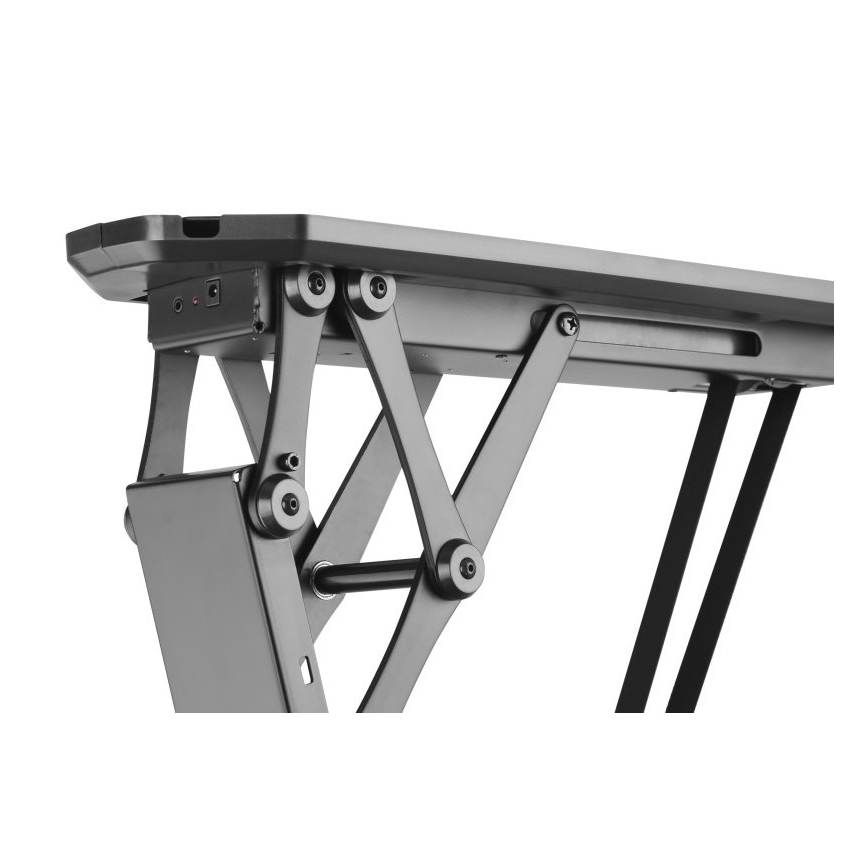 MK FLORIA MKF-20DM444 - Suporte de teto inteligente para TV 55" preto Wi-Fi TUYA + comando