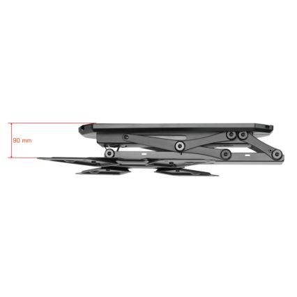 MK FLORIA MKF-20DM444 - Suporte de teto inteligente para TV 55" preto Wi-Fi TUYA + comando