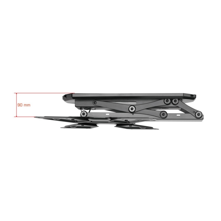 MK FLORIA MKF-20DM444 - Suporte de teto inteligente para TV 55" preto Wi-Fi TUYA + comando