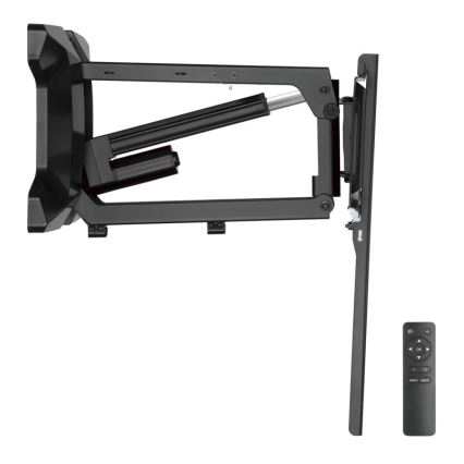 MK FLORIA MKF-21DM647 - Suporte de parede articulado para TV de 70 preto + comando remoto