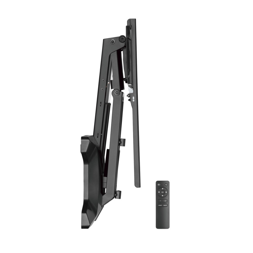 MK FLORIA MKF-21DM647 - Suporte de parede articulado para TV de 70 preto + comando remoto