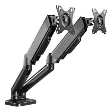 MK FLORIA MKF-21DP113S2 - Suporte ajustável para dois monitores de 32