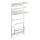MK FLORIA MKF-21MG02W - Organizador magnético 67,5x31 cm branco