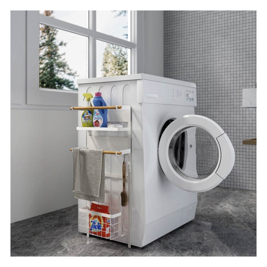 MK FLORIA MKF-21MG02W - Organizador magnético 67,5x31 cm branco