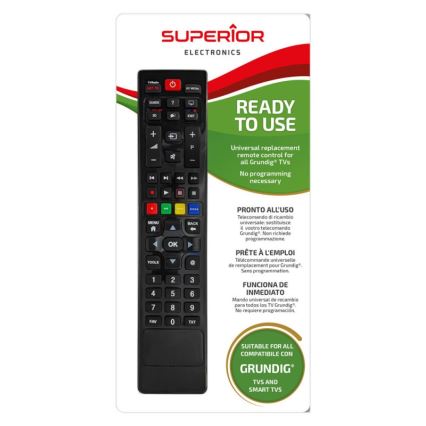 MK FLORIA Superior CR UNI TV Grundig - Substituição comando para TV brand Grundig 2xAAA