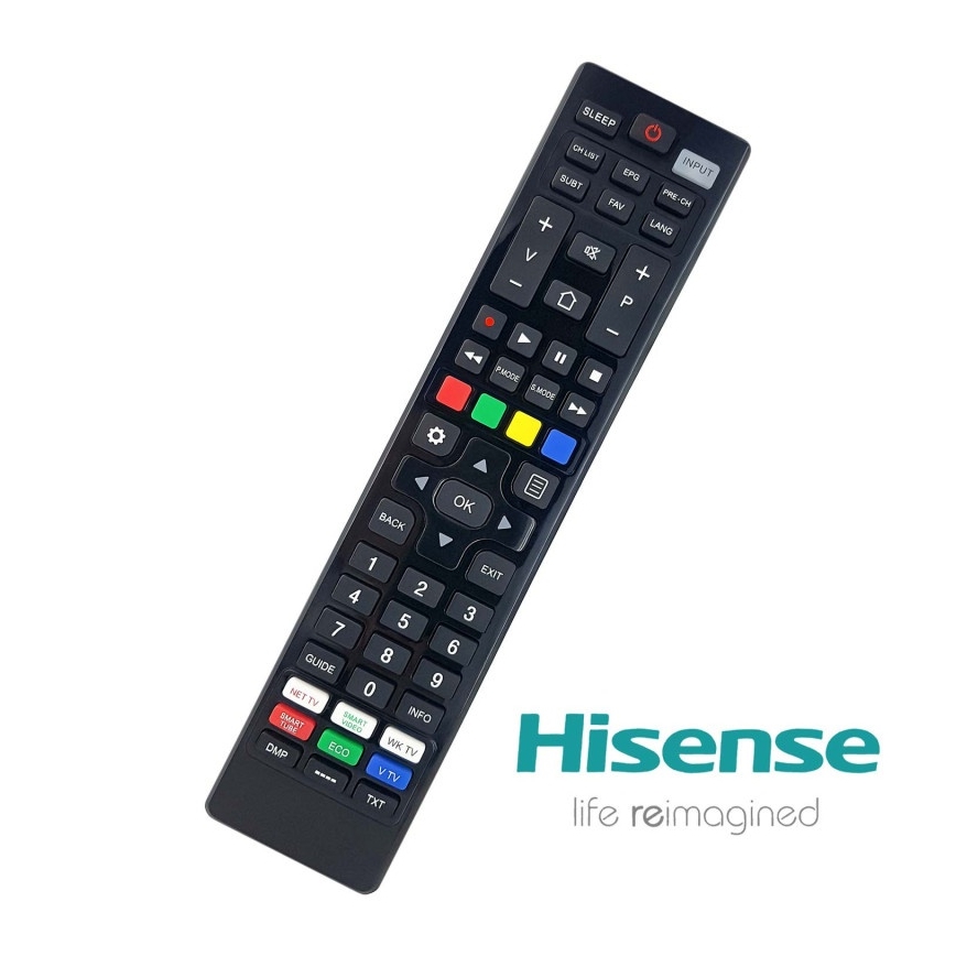 MK FLORIA Superior CR UNI TV Hisense - Comando de substituição para TV brand HISENSE 2xAAA