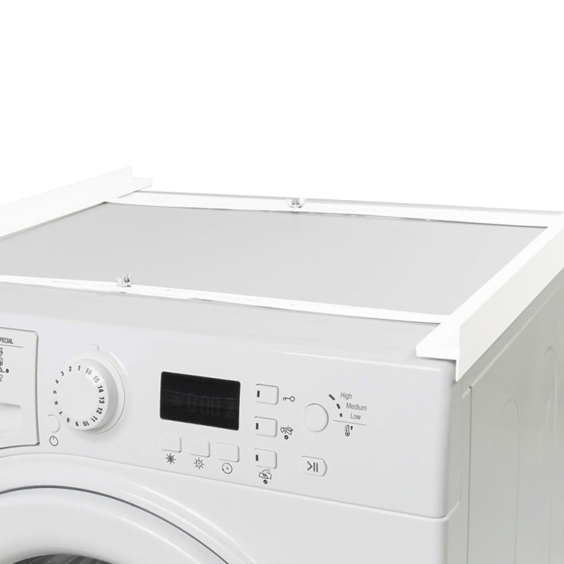 MK FLORIA Superior Tower Slim - Kit de empilhamento para máquina de lavar e secadora 66 cm branco