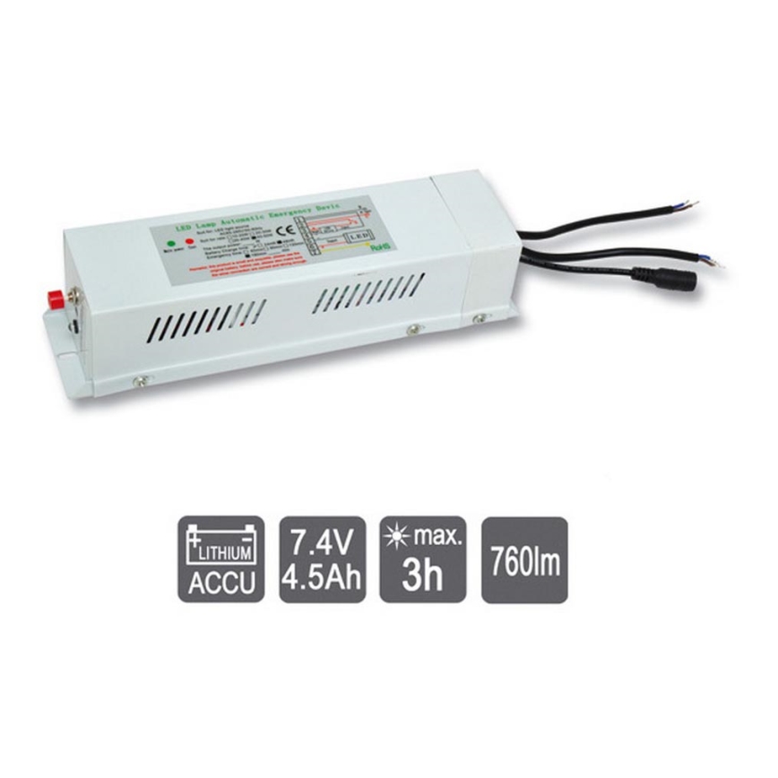 Módulo de emergência 46W/7,4V