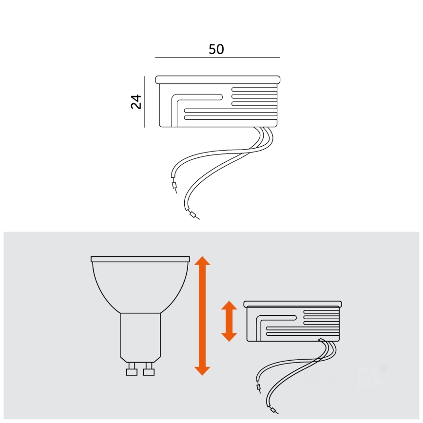 Módulo LED LED/6,5W/230V 6000K