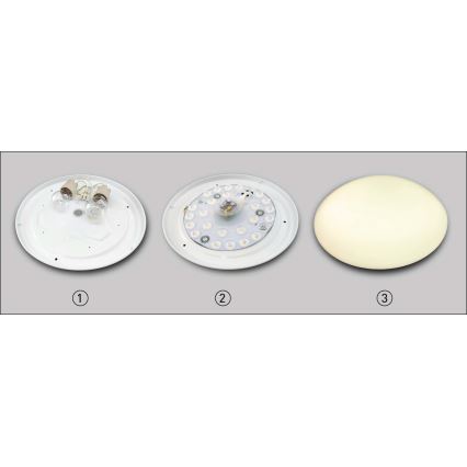 Módulo LED magnético LED/12W/230V diâmetro 12,5 cm 3000K