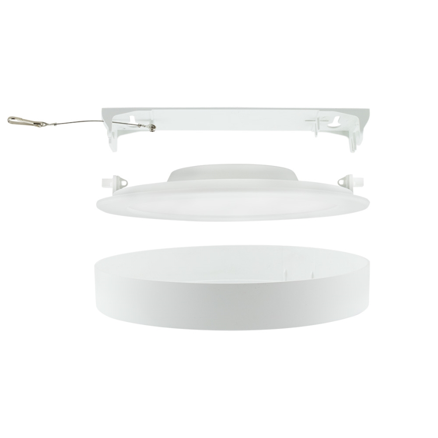 Moldura diâmetro LED/6W/230V Foco de encastrar