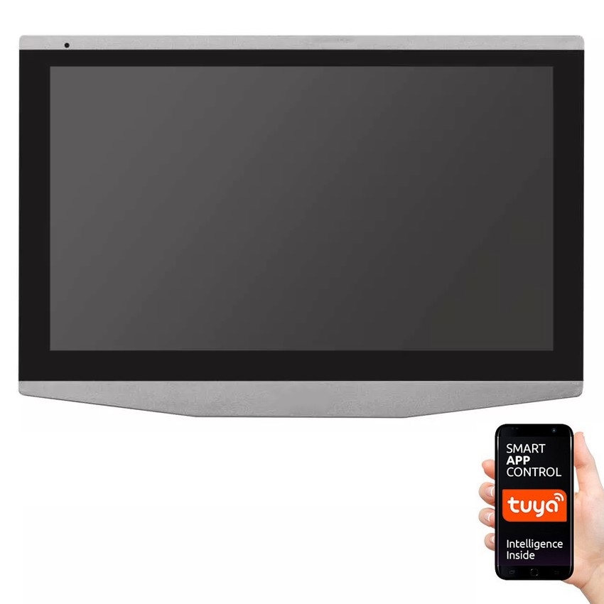 Monitor adicional para video porteiro GoSmart 12V Wi-Fi Tuya