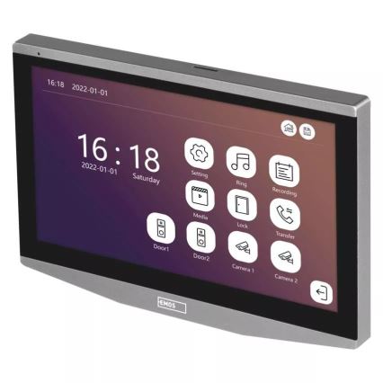 Monitor adicional para video porteiro GoSmart 12V Wi-Fi Tuya