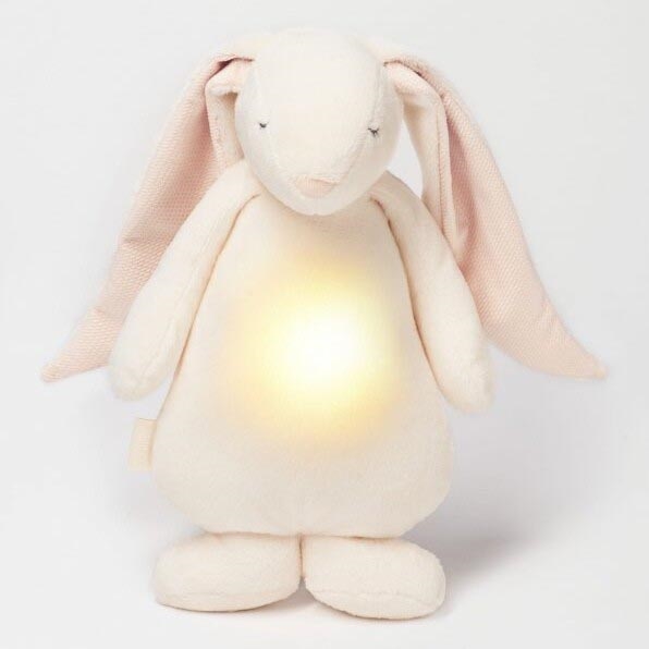 Moonie - Amigo aconchegante com melodia e iluminação 2.0 coelho powder