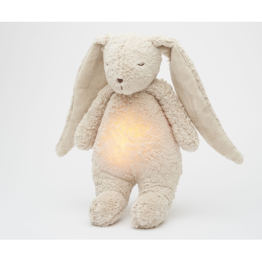 Moonie - Amigo aconchegante com melodia e iluminação coelho 2.0 organic Areia