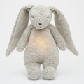 Moonie - Amigo aconchegante com melodia e iluminação coelho 2.0 organic cinzento